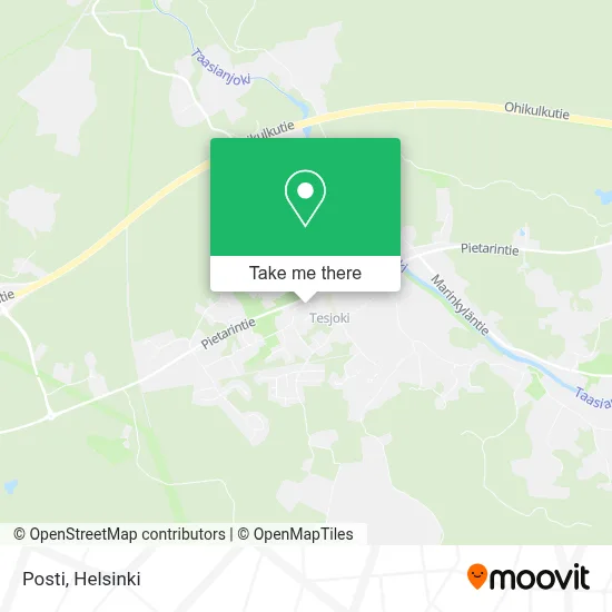 Posti map
