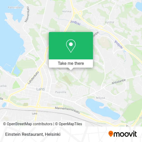 Einstein Restaurant map
