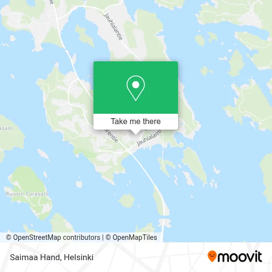 Saimaa Hand map