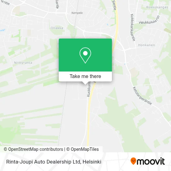 Rinta-Joupi Auto Dealership Ltd map