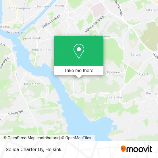 Solida Charter Oy map
