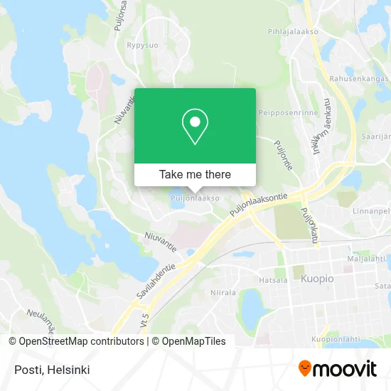 Posti map