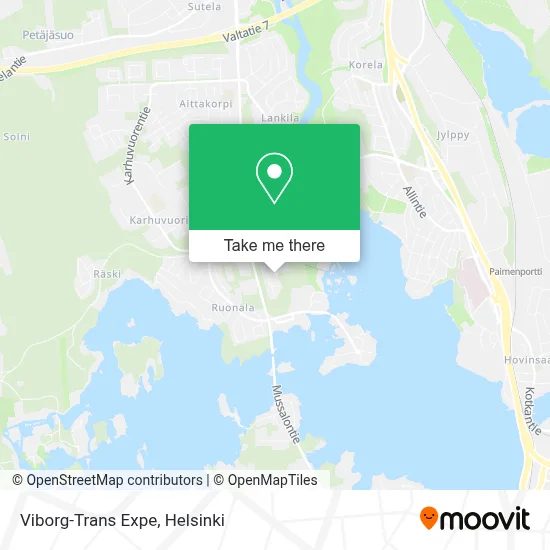 Viborg-Trans Expe map