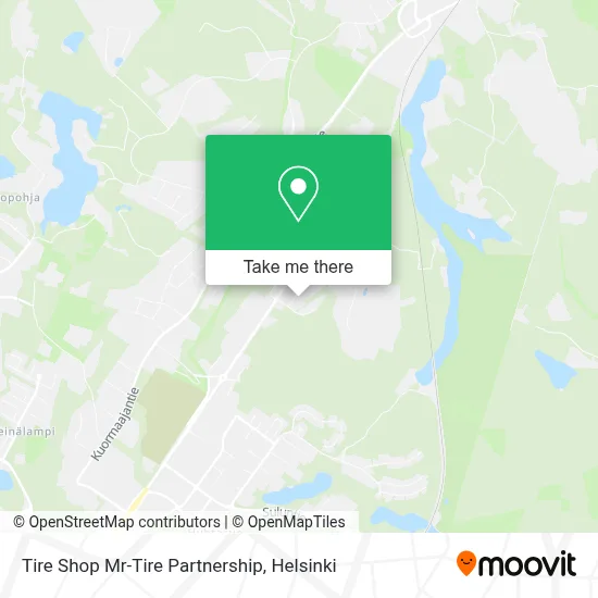 Tire Shop Mr-Tire Partnership map