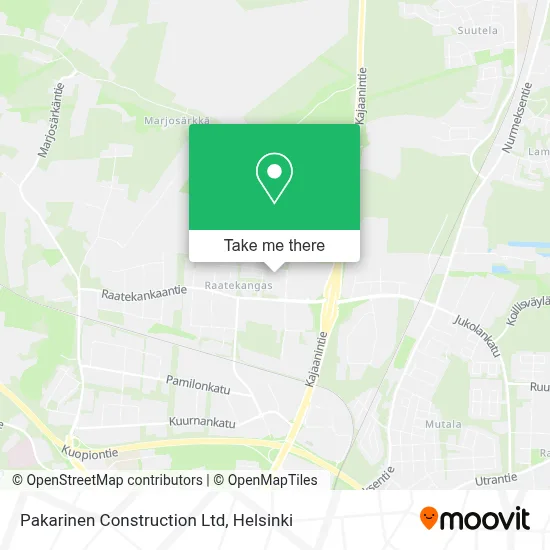Pakarinen Construction Ltd map