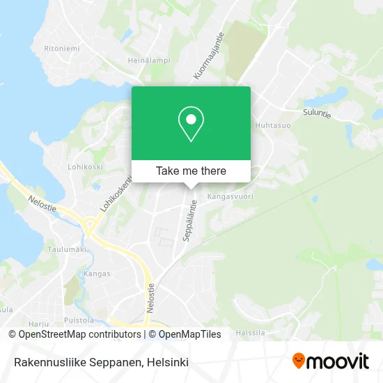 Rakennusliike Seppanen map