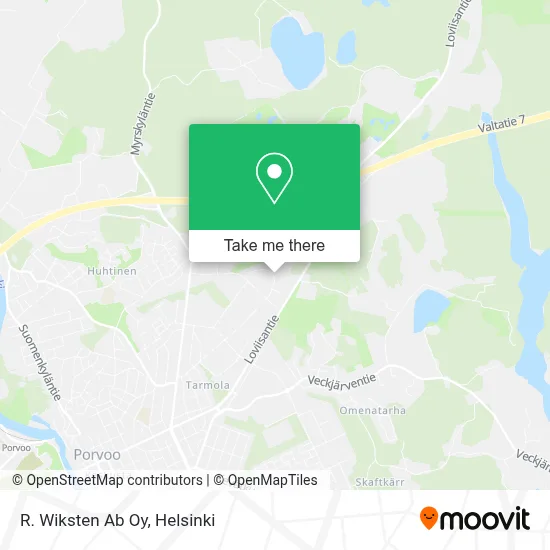 R. Wiksten Ab Oy map