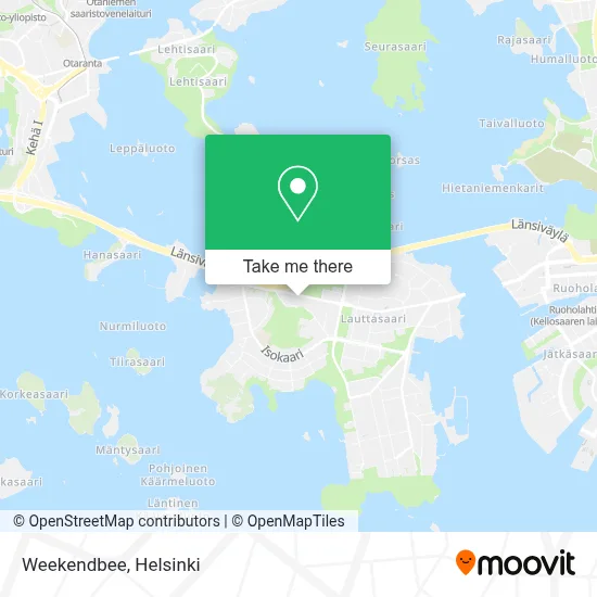 Weekendbee map