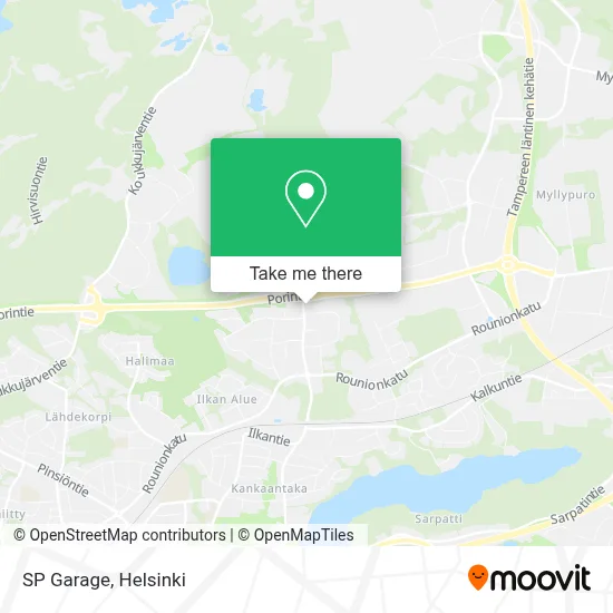 SP Garage map