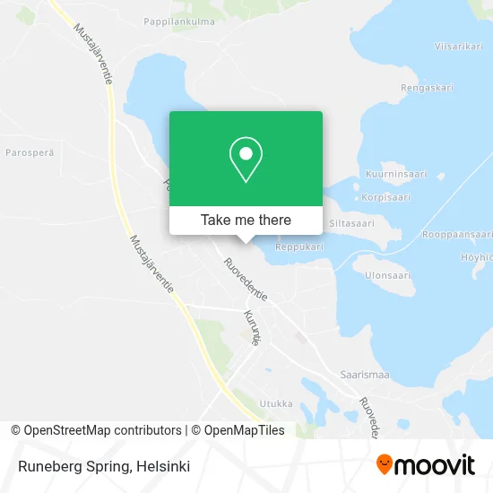 Runeberg Spring map