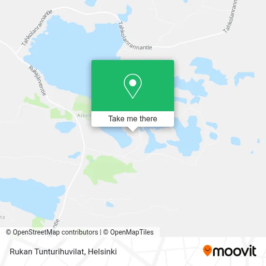 Rukan Tunturihuvilat map