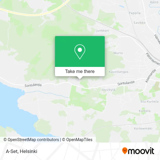 A-Set map