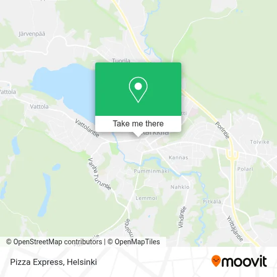 Pizza Express map
