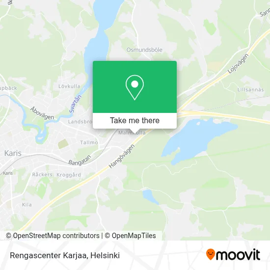 Rengascenter Karjaa map