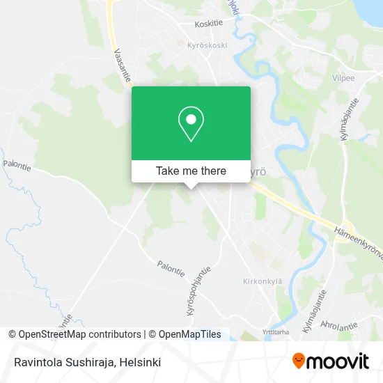 Ravintola Sushiraja map