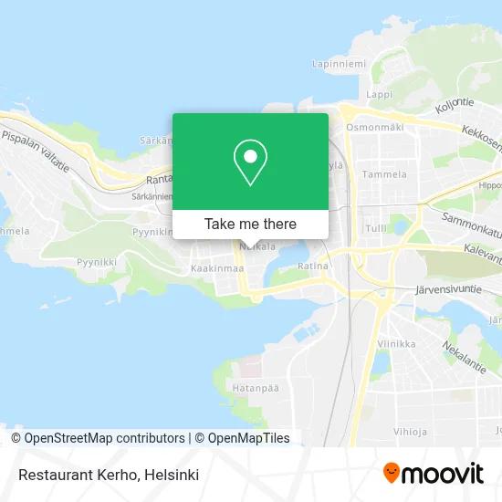 Restaurant Kerho map