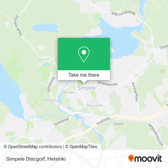 Simpele Discgolf map
