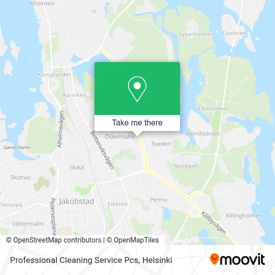Professional Cleaning Service Pcs map