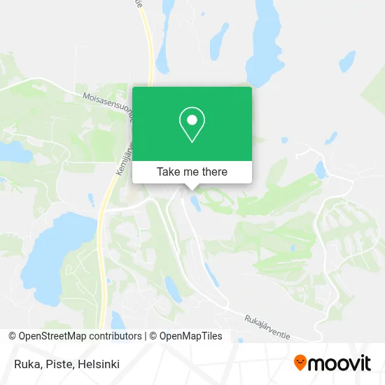 Ruka, Piste map
