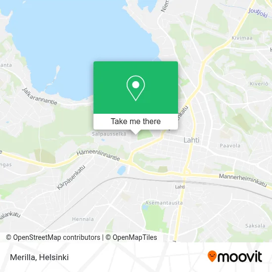 Merilla map
