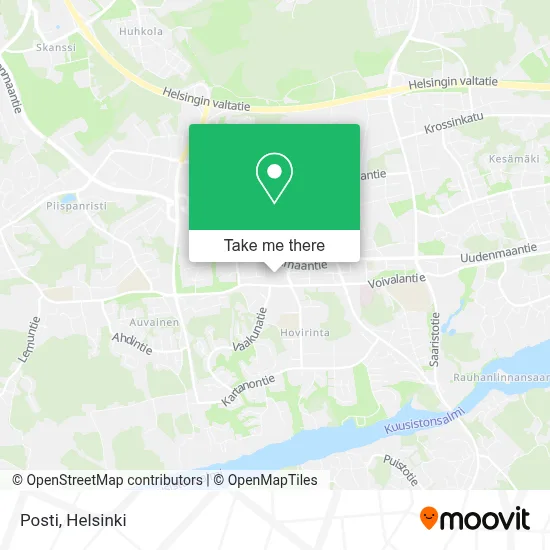Posti map