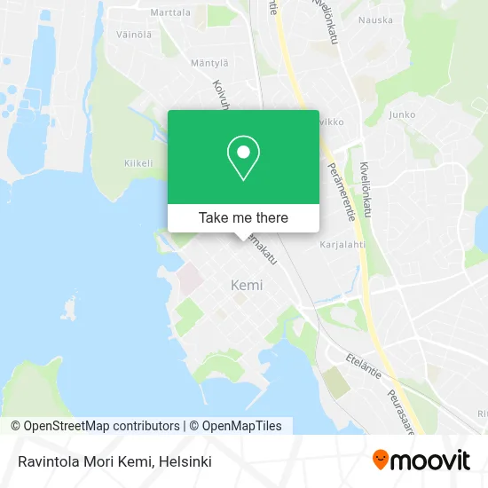 Ravintola Mori Kemi map