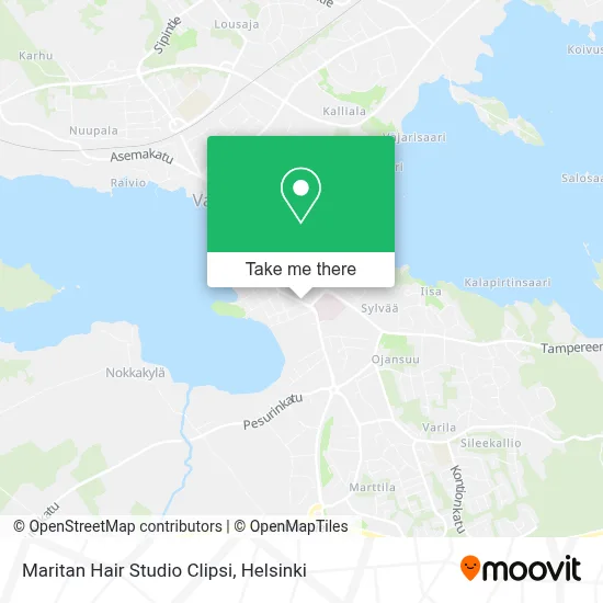 Maritan Hair Studio Clipsi map