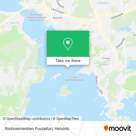 Ristiniementien Puulaituri map