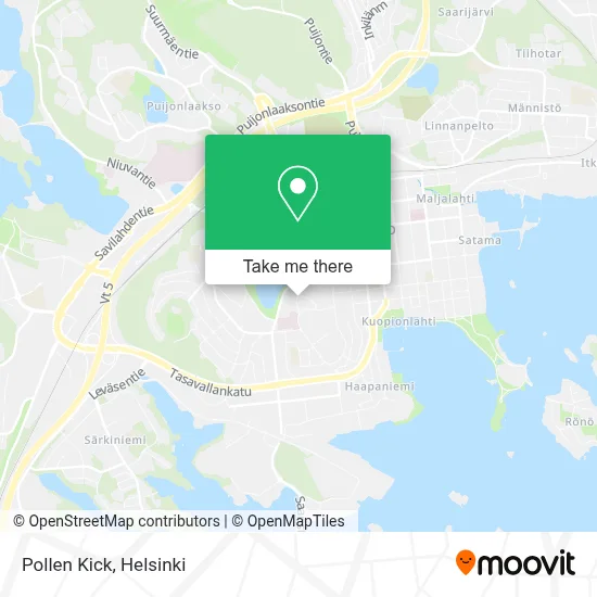 Pollen Kick map