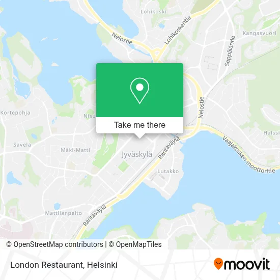 London Restaurant map