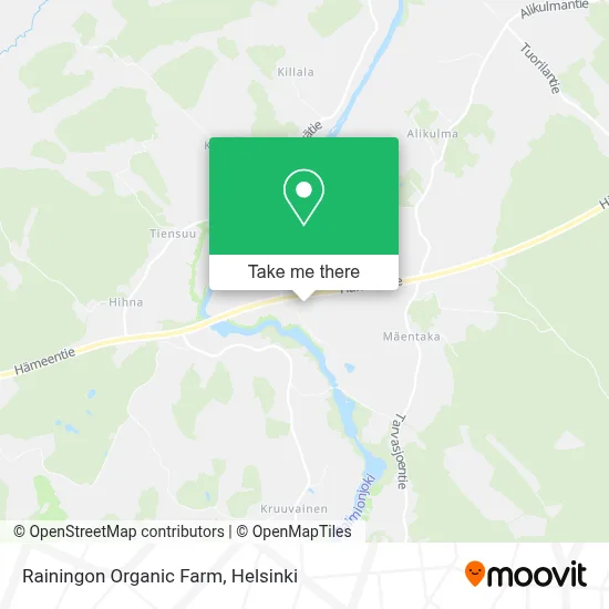 Rainingon Organic Farm map