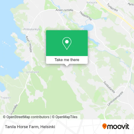 Tanila Horse Farm map