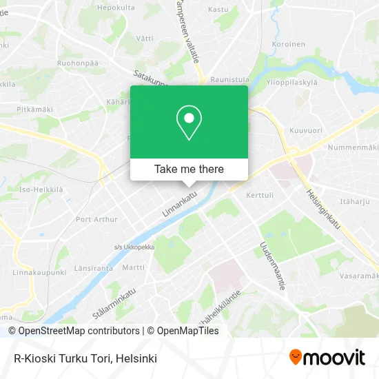 R-Kioski Turku Tori map