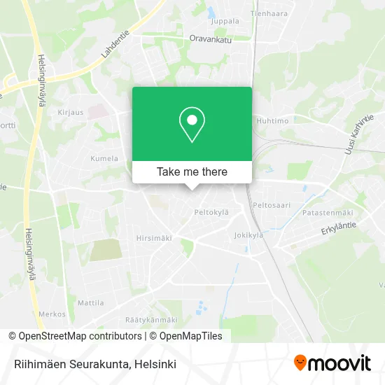 Riihimäen Seurakunta map