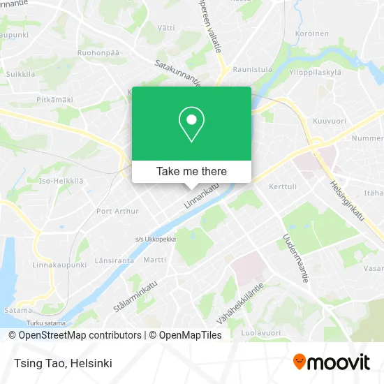 Tsing Tao map