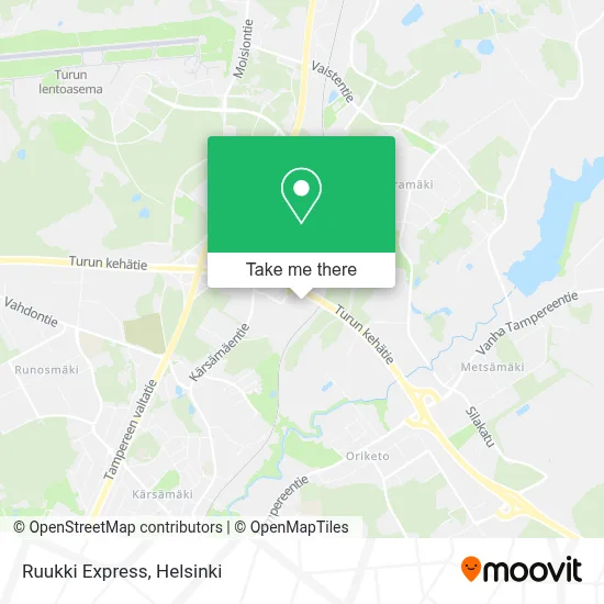 Ruukki Express map