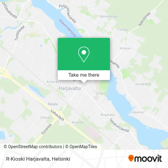 R-Kioski Harjavalta map