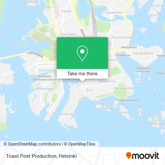Toast Post Production map