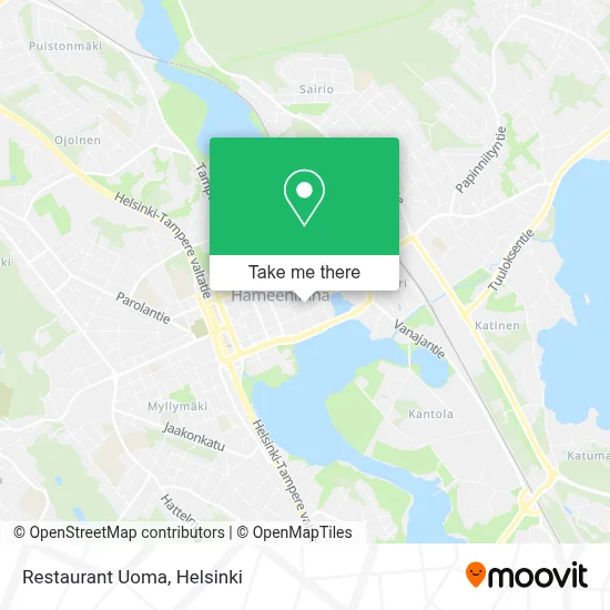 Restaurant Uoma map