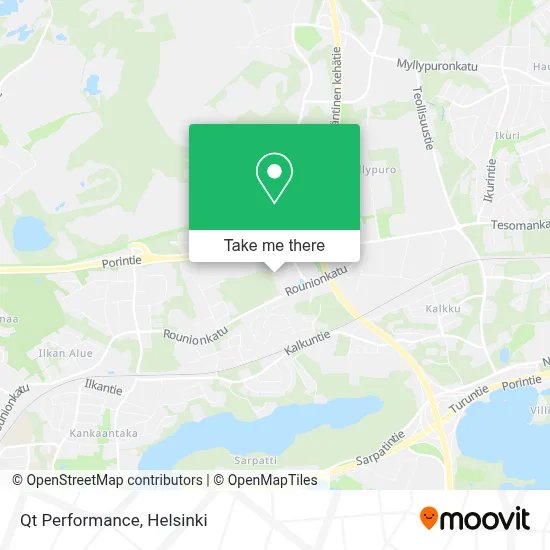 Qt Performance map