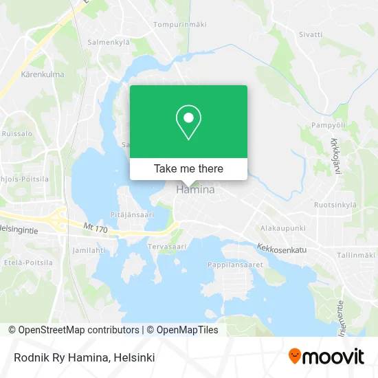 Rodnik Ry Hamina map