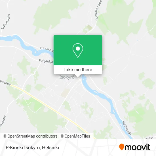 R-Kioski Isokyrö map