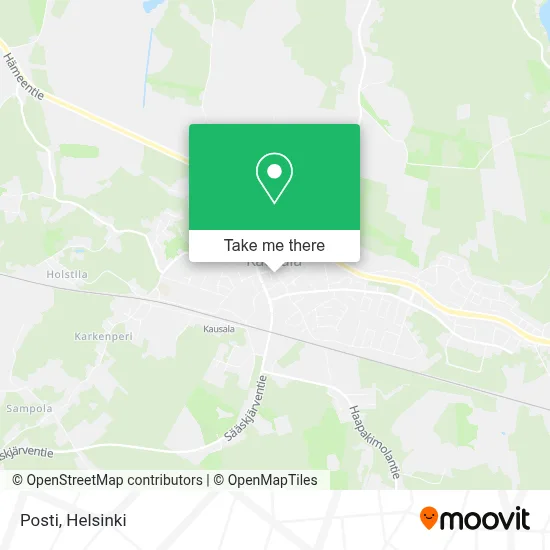 Posti map