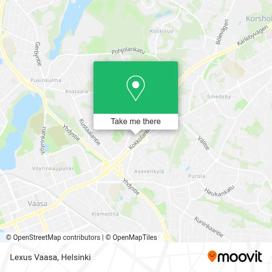 Lexus Vaasa map