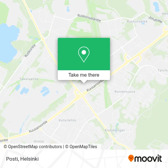 Posti map