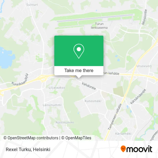 Rexel Turku map