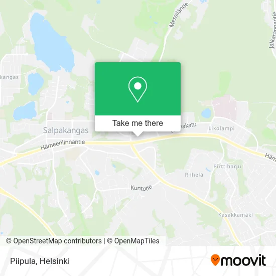 Piipula map