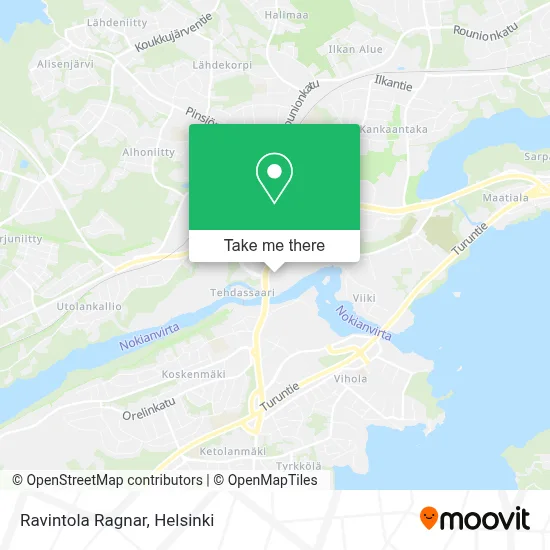 Ravintola Ragnar map