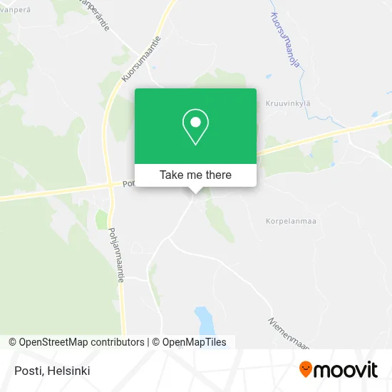 Posti map