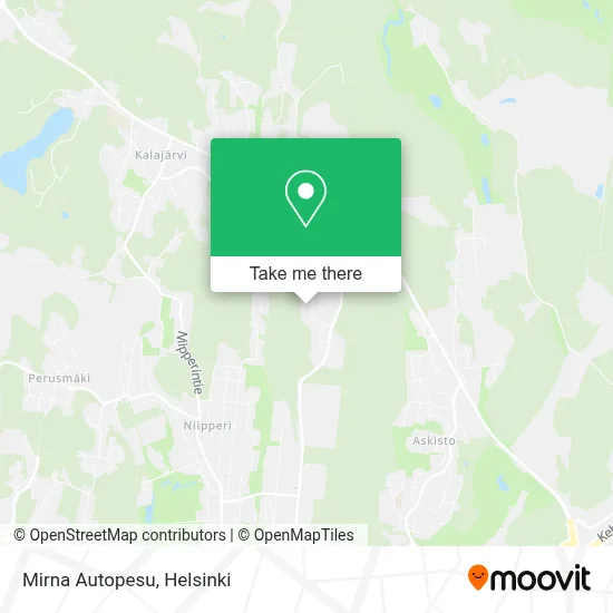 Mirna Autopesu map